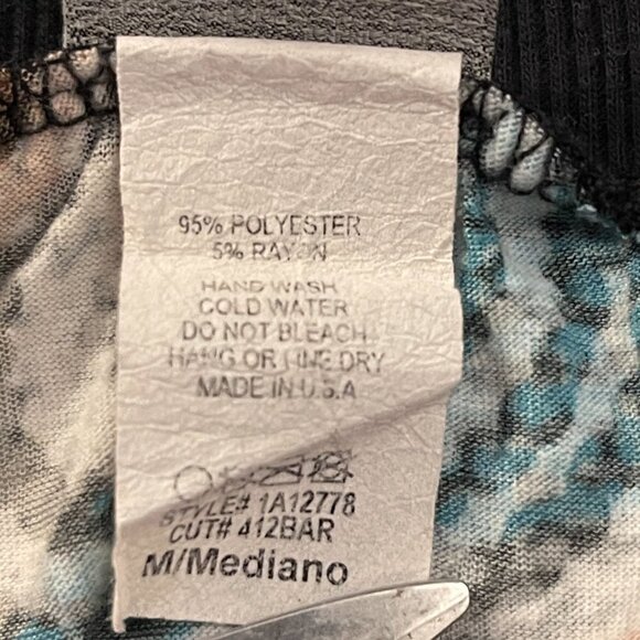 Daytrip Top Women's Medium Multicolor Pullover Short Sleeves - Picture 12 of 13